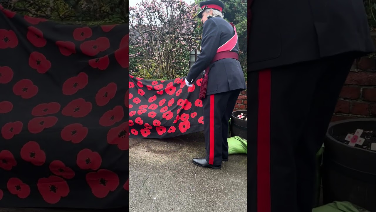 In memory of local hero knott end on sea (remembrance day) 2025