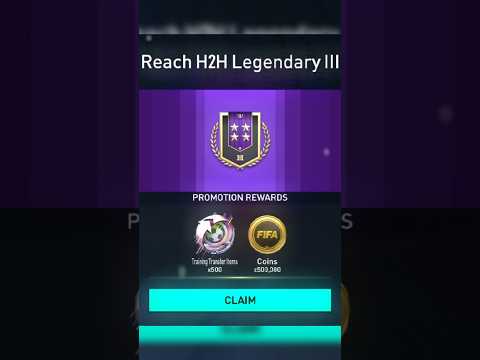 I Reached Legendry Rank #fifa #fifa23 #fifamobile #shorts