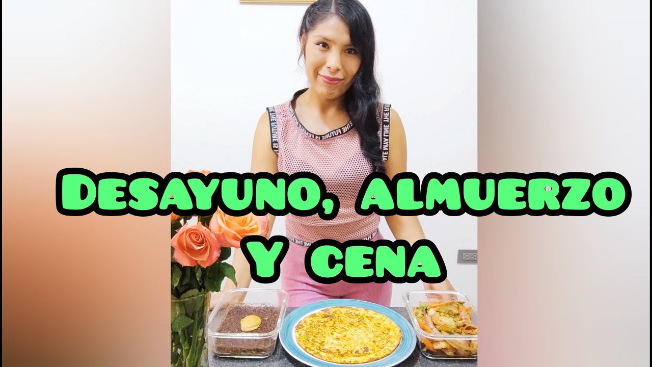Desayuno, almuerzo y cena para perder grasa