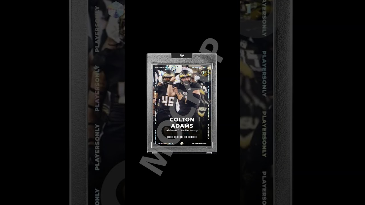 Colton Adams Digital Trading Card Mockup