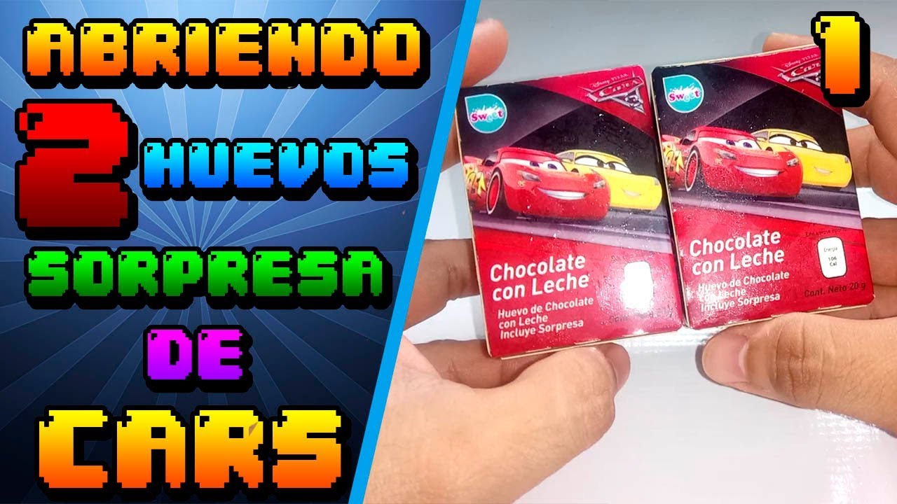 huevo sorpresa de cars 3