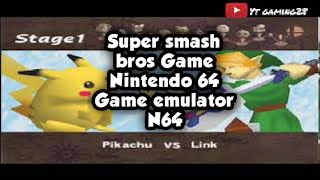 Super smash bros | emulator Nintendo 64 | android gameplay | clasic game | only 12 MB screenshot 2
