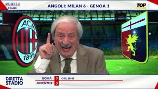 Milan Genoa 3-3 con Tiziano Crudeli e Mirko Palo