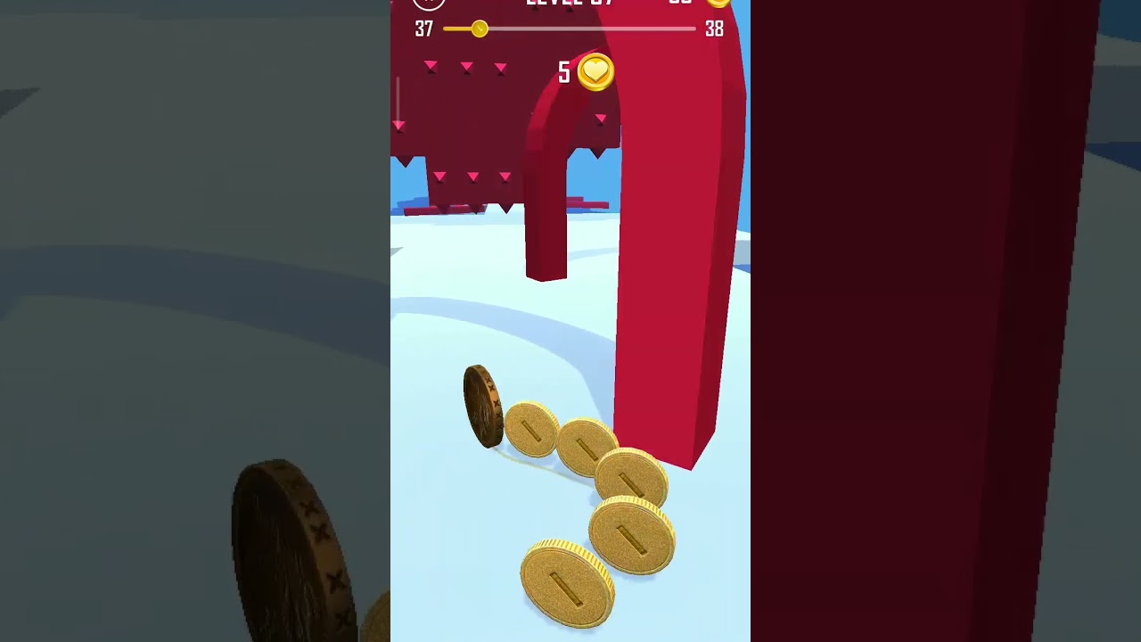 coin rush game shorts video
