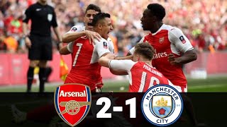 Arsenal vs Manchester city 2-1 Extended Highlight and goals [FA Cup semi final 2016-17]