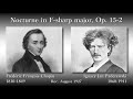 Chopin: Nocturne (Op. 15-2), Paderewski (1927) ショパン 夜想曲第5番 パデレフスキ
