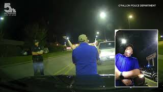 RAW: Dashcam, bodycam video of Hazelwood police chief suspected of driving drunk