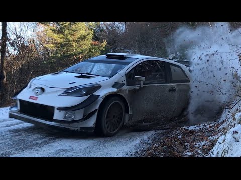 Toyota Yaris WRC - Rallye Monte Carlo 2018 Tests - Esapekka Lappi / Janne Ferm (HD)