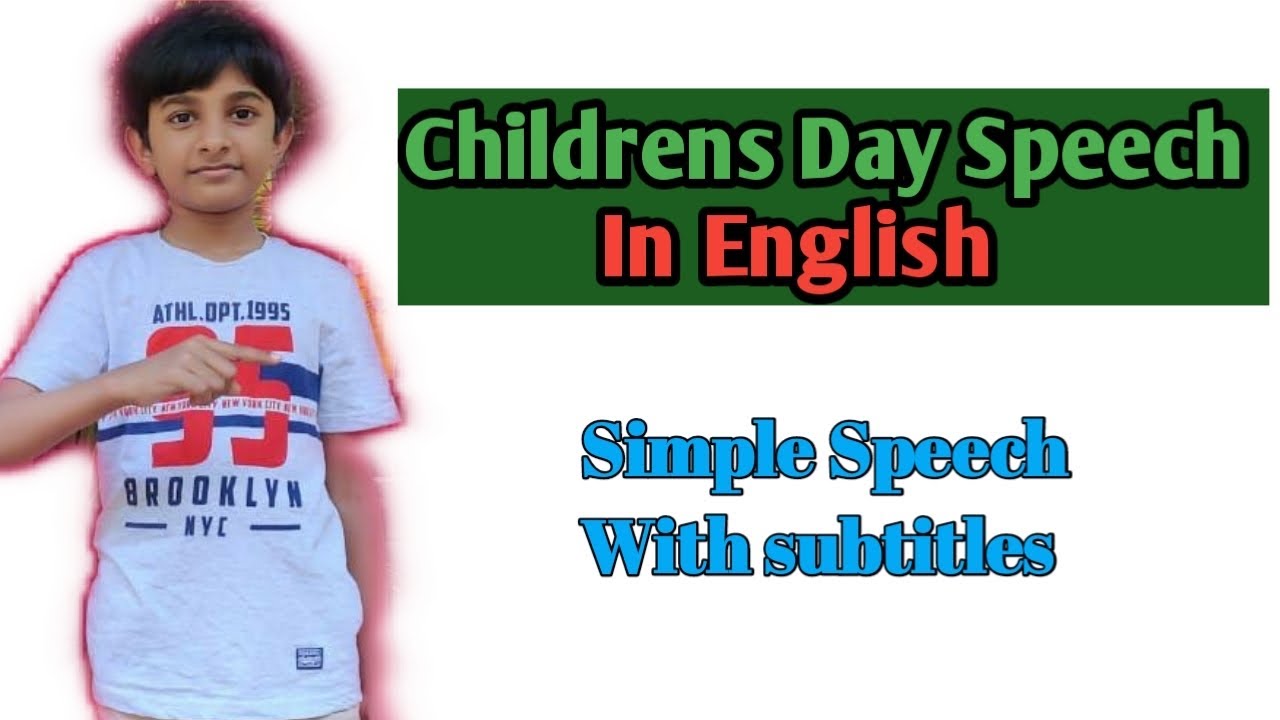Childrens day speech in english/childrens day 2020/simple and easy speech for students
