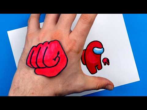 10 AMAZING Among Us DIY Crafts + How to Make Them! 🎨