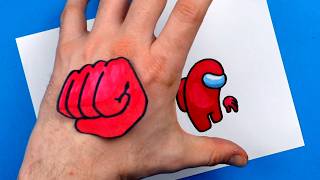 10 EPIC Among Us Paper Crafts + Full Tutorials! 🚀