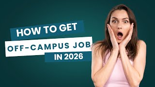 No Campus Placement? Here’s How to Get a Job Off-Campus in 2026 (Step-by-Step)