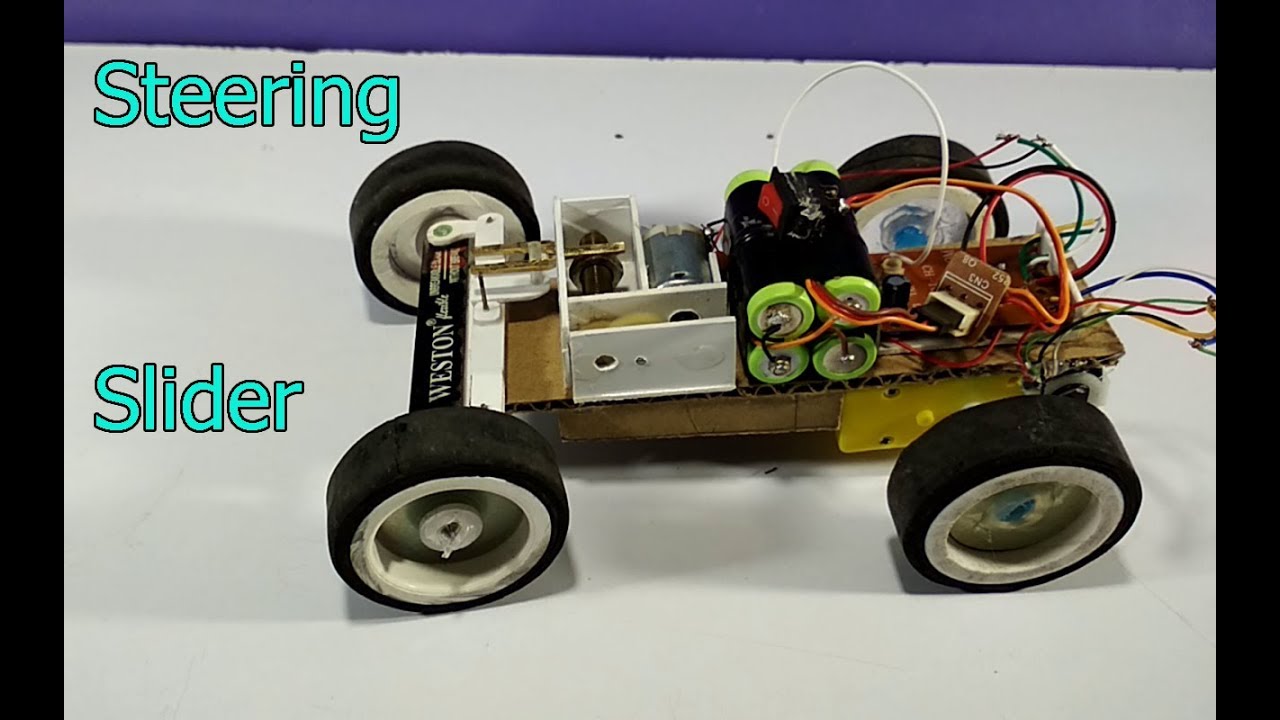 How to make a Powerful RC Car Steering 