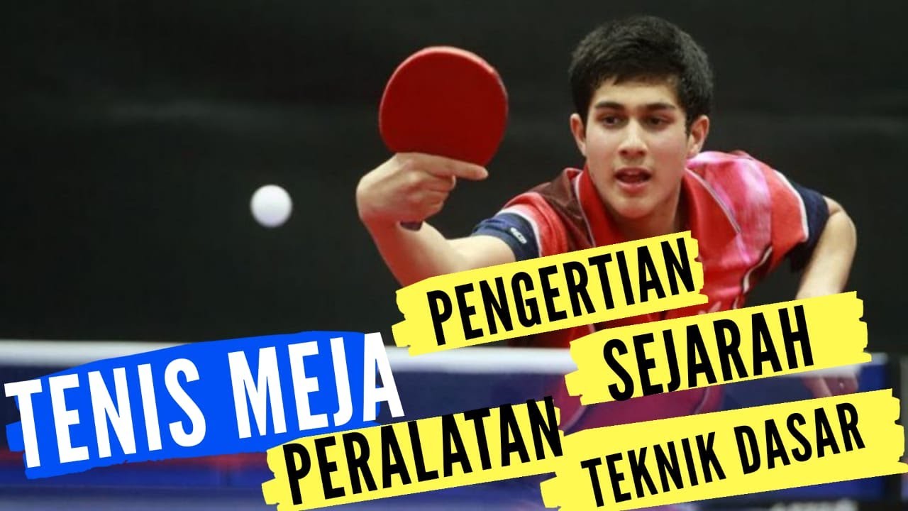 TENIS MEJA PENGERTIAN SEJARAH PERALATAN DAN TEKNIK DASARNYA TABLE
