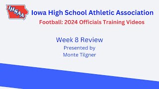 Football 2024 s Training Tape Week 8 Review