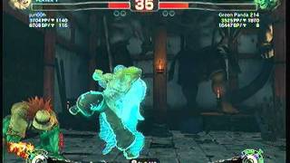 SSF4AE: Yun (jun00h) vs. Blanka (Green Panda 214) SD