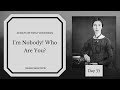 Im nobody who are you by emily dickinsonpoetry reading
