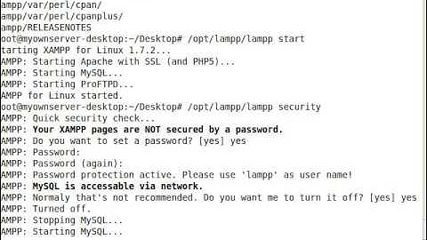 How to install XAMPP 1.7.2 for Linux Ubuntu 9.04