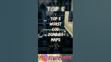 Top 5 WORST Maps in COD Zombies