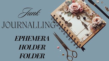 Ephemera holder folder. DIY