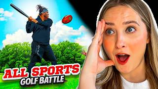 REACTION TO Sidemen All Sports Golf Battle