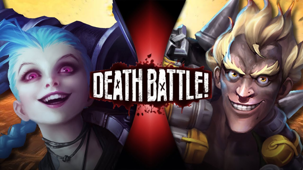 Jinx VS Junkrat (League Of Legends VS Overwatch) | DEATH BATTLE Idea