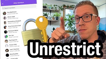 How to UNRESTRICT Someone on Messenger