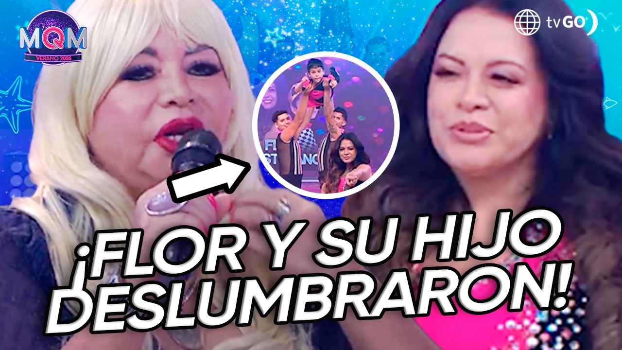 Mande Quien Mande: Florcita Polo y su hijo Estefano bailaron al ritmo de cumbia (HOY)