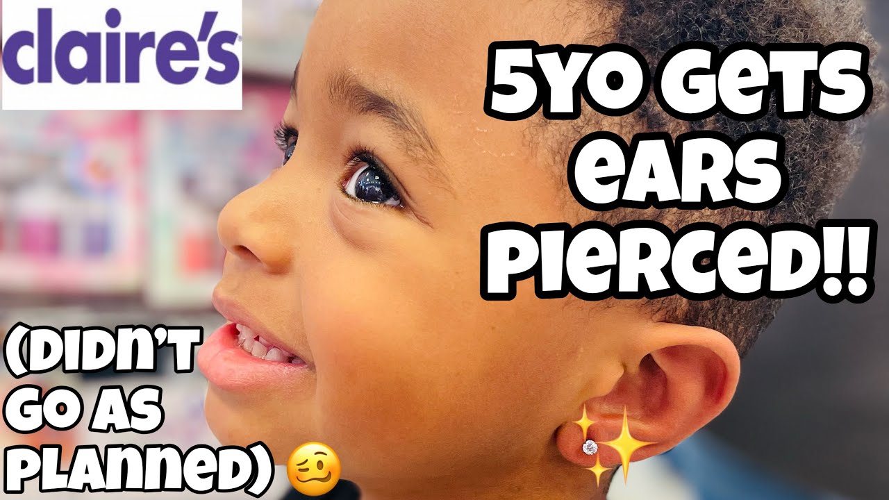 What To Expect Claires Ear Piercing Vlog Youtube