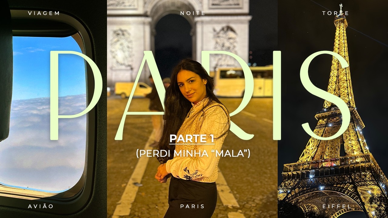 CHEGAMOS EM PARIS! 🇫🇷 (chorei no primeiro dia: perdi minha mala com TUDO) | part 1.