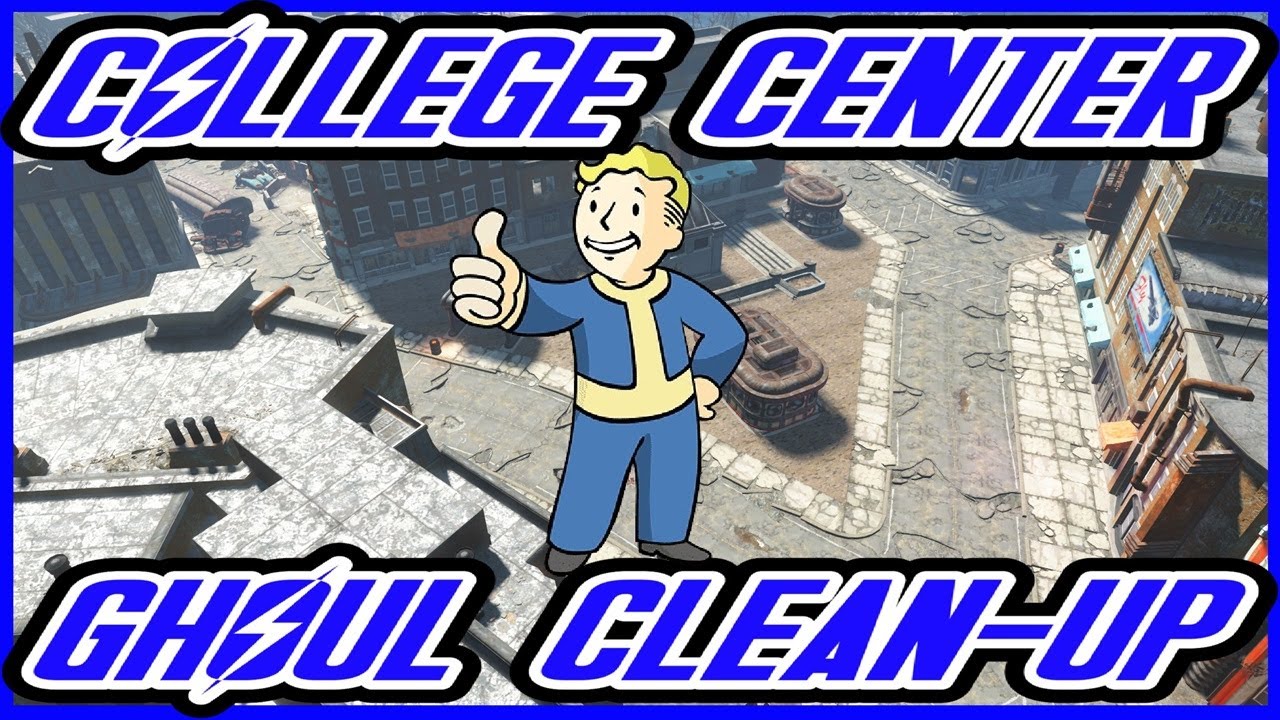 Fallout 4 Ghoul Cleanup: College Square Has Never Looked This Good! 