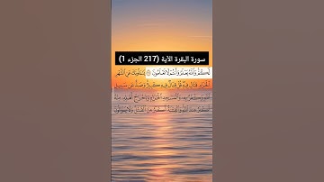 سورة البقرة من(217 الجزء 1)| القارئ الشيخ: سعد الغامدي
