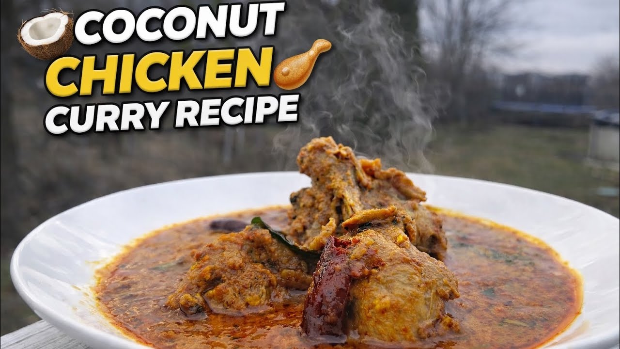 Рецепт куриного карри с кокосовым молоком | Куриное карри с кокосовым молоком | Рецепт куриного к...