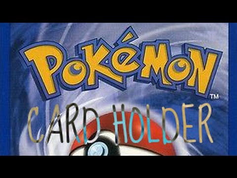 Diy Pokemon Card Holder Youtube