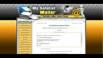 Directory of Safelists - Safelist Mailer How To Use Mailer