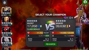 MCOC Back issue Variant 3 2.1 Namor bugs reporting