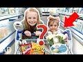 KiDS GROCERY SHOPPiNG CHALLENGE 🌭🍕🍞😱