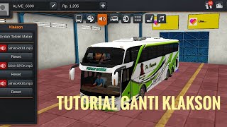 TUTORIAL CHANGING BUSSID HORN - INDONESIAN BUS SIMULATOR