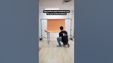 This is the perfect paper backdrop size for product photography! #photographytips