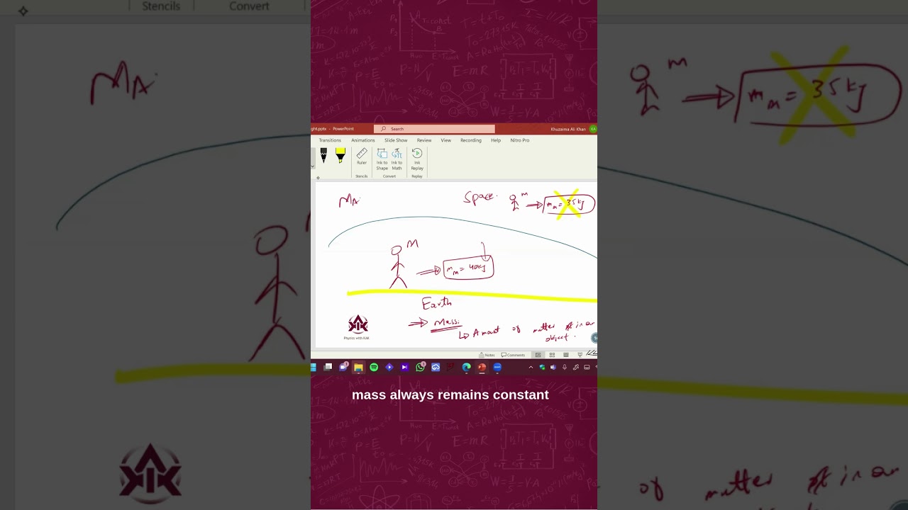 Mass vs Weight in Space | Do Astronauts Lose Mass? | O Level Physics