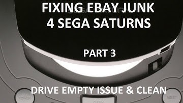 Fixing eBay Junk - 4 Sega Saturns - Part 3 Disc Read issue & Cleanup