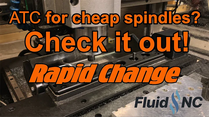 RapidChange Automatic Tool Change Magazine/Auto Tool Change  in FluidNC/ VFD spindles