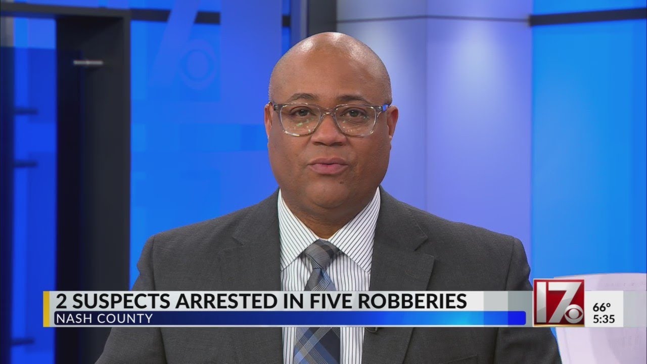 Two arrested in 5 robberies in Nash and Wake counties - YouTube
