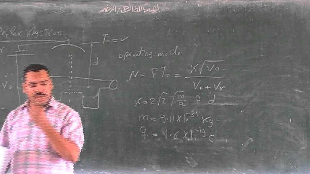 Sec 3 Reflex klystron & & Problems YouTube