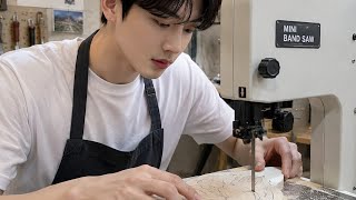 part 1 || amazing creating patterns with a mini bandsaw brilliant