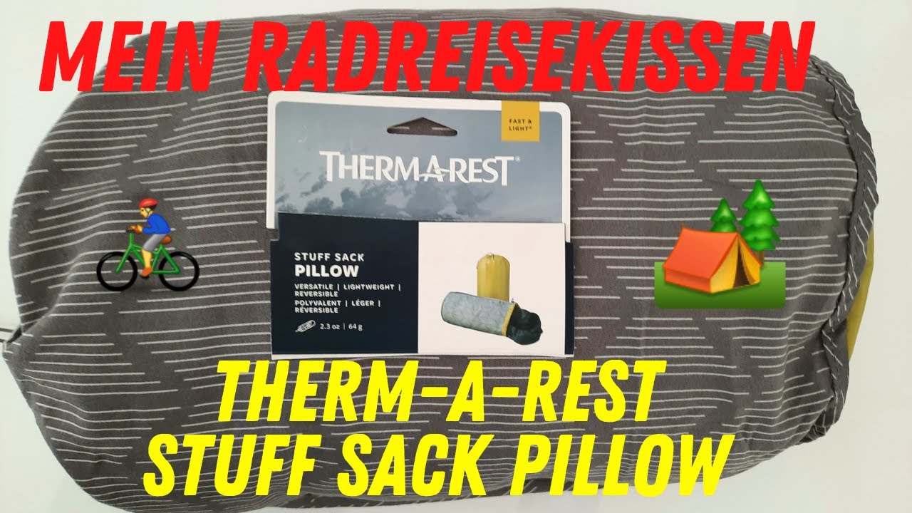Mein Radreisekissen THERM-A-REST stuff sack pillow
