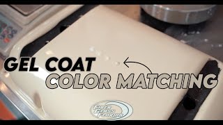 Gel Coat Color Matching : We match any Old Gel Coat