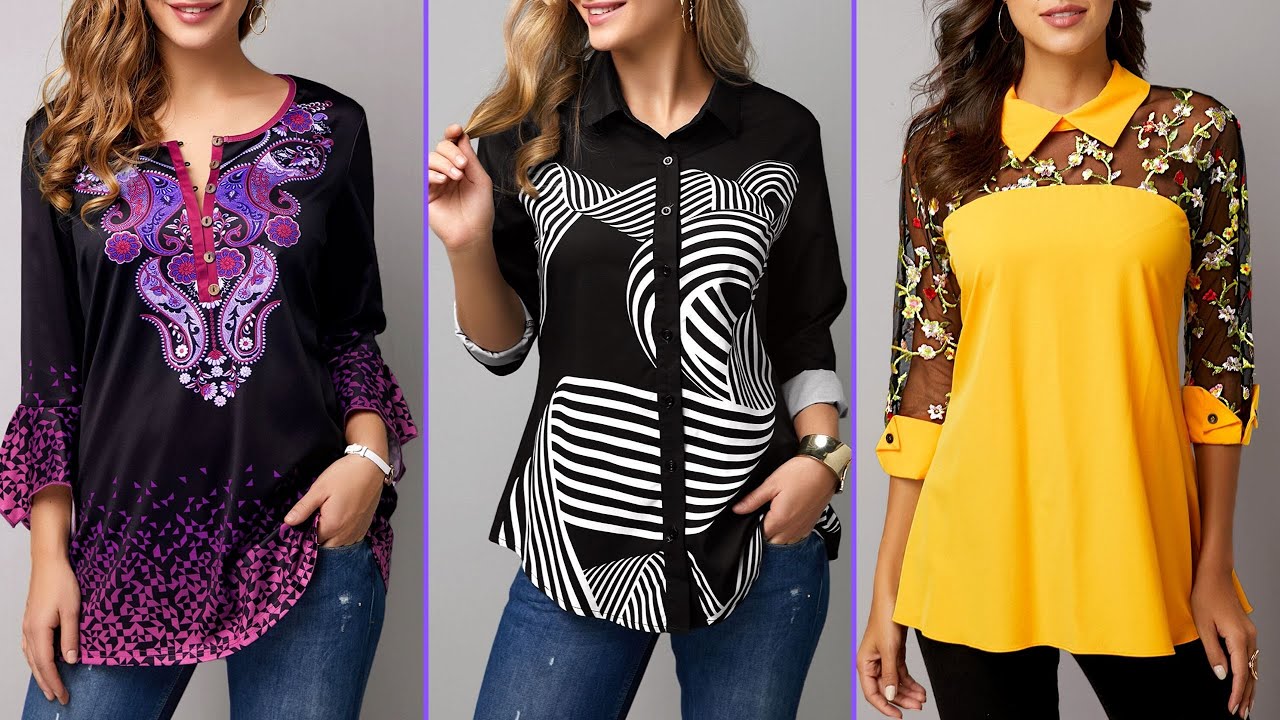 Astonish and attractive collection of blouses and tops || trendy ideas ...