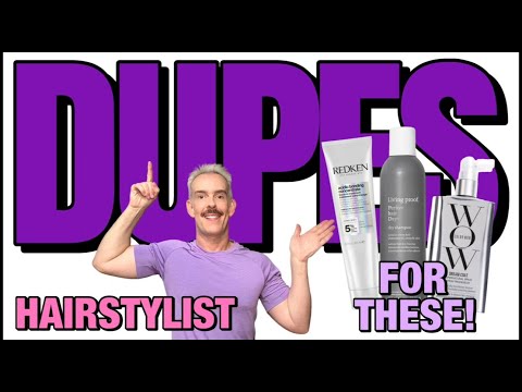 DUPES for some of the best selling hair care products Hairstylist shares