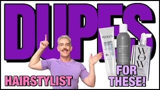 DUPES for some of the best selling hair care products! Hairstylist shares